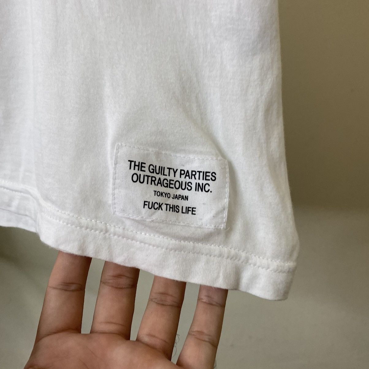 Wacko Maria The Guilty Parties Fuck This Life Rocksteady T Shirt Size US M / EU 48-50 / 2 - 8 Thumbnail