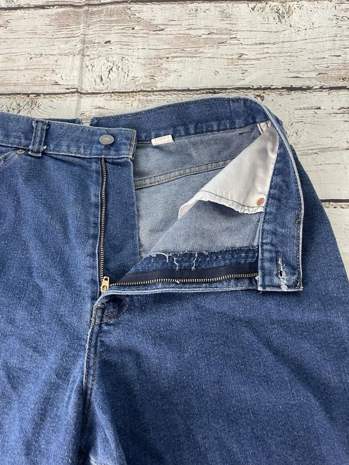 Levi's Vintage 80s Levi’s 517 Orange Tab Custom Cut Off 26 Shorts Size US 26 / EU 42 - 3 Thumbnail