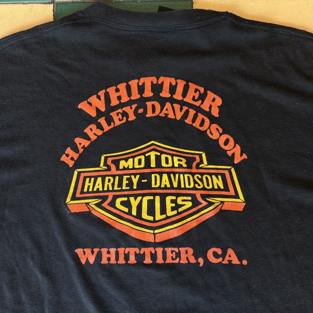 Harley Davidson × Vintage Vintage 1983 3D EMBLEM Harley Davidson Whittier Road King Size US XL / EU 56 / 4 - 5 Thumbnail