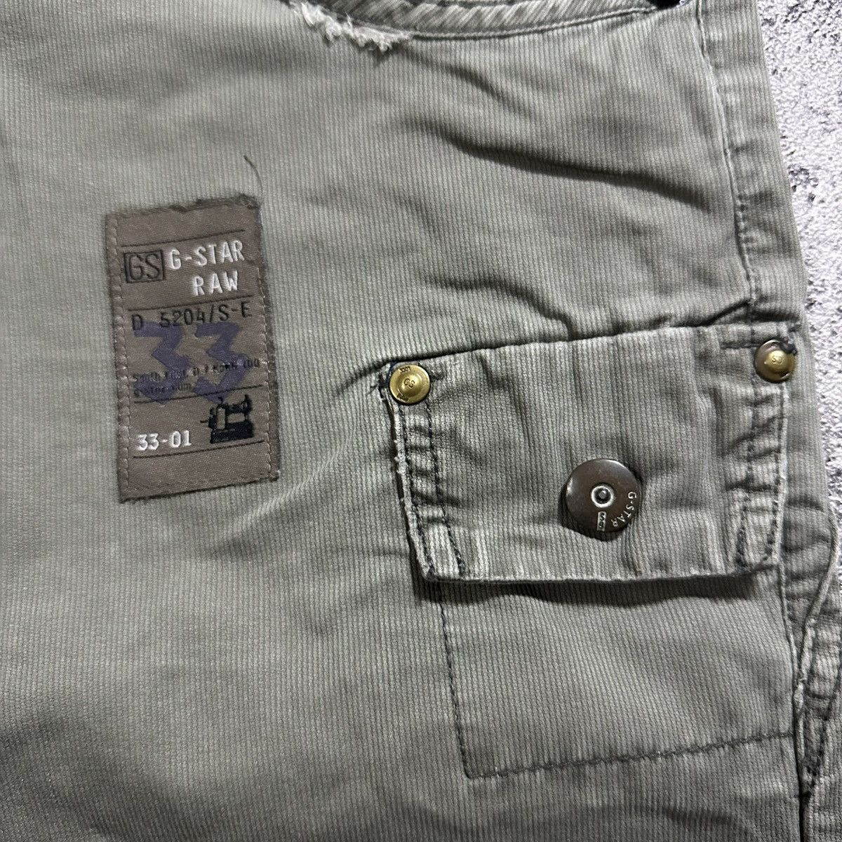 G-Star G-Star Multi Pocket Military Jorts Pants Size US 33 - 4 Thumbnail