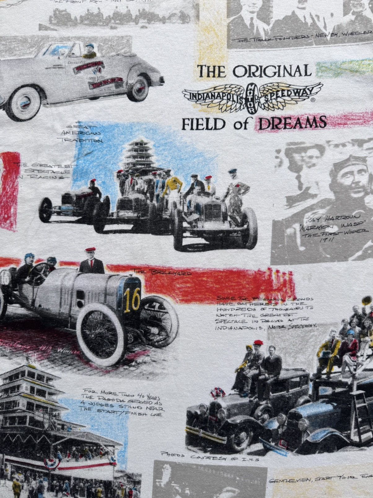 Vintage Vintage Indianapolis Motor Speedway AOP Size US L / EU 52-54 / 3 - 12 Thumbnail