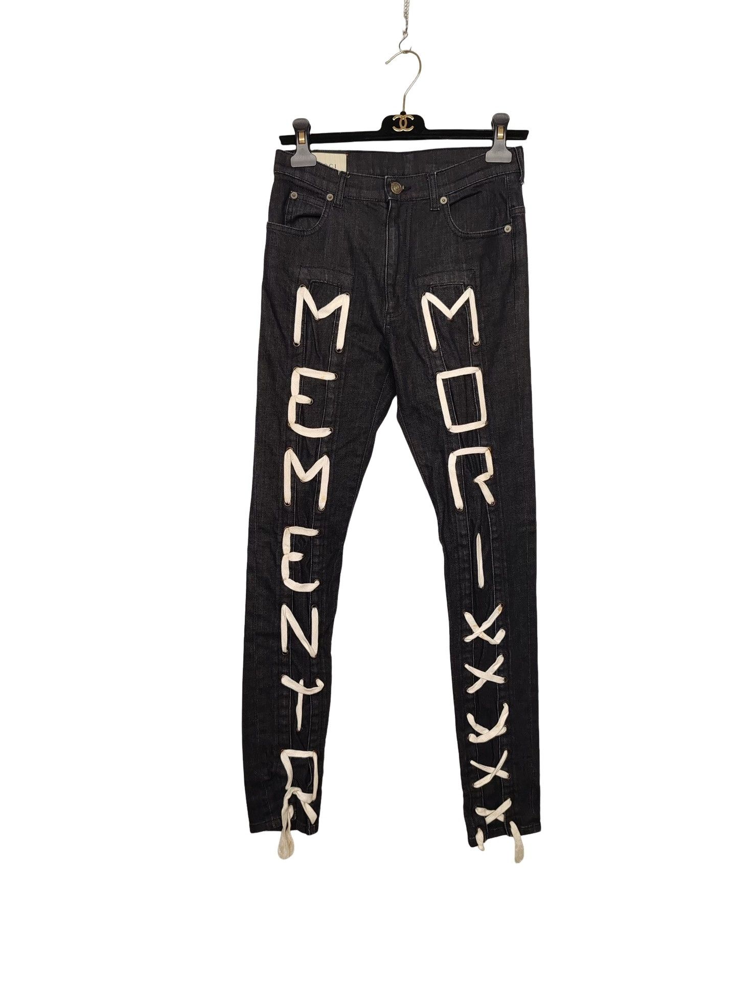 Gucci Gucci Lace-Up Denim Jeans Size 30 Size US 30 / EU 46 - 1 Thumbnail