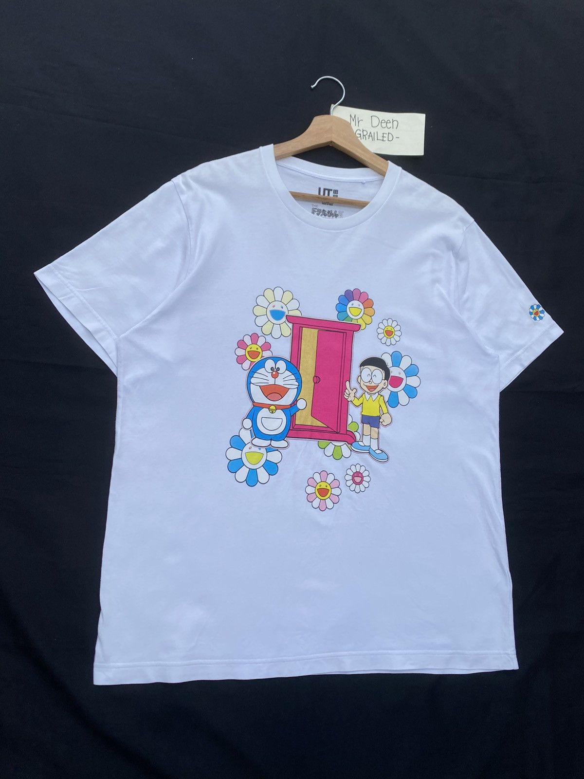 Takashi Murakami × Uniqlo Rare Uniqlo x Takashi Murakami Doraemon White Tshirt Size US XL / EU 56 / 4 - 3 Thumbnail