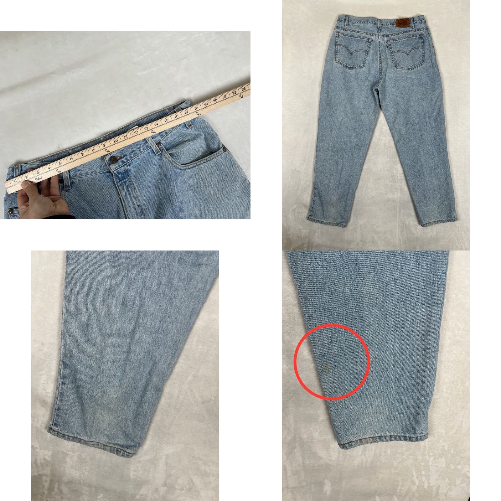 Levi's VINTAGE Levi’s 545 Jeans Men Regular Denim 90s USA 40x32 Blue Straight READ Size US 40 / EU 56 - 8 Thumbnail