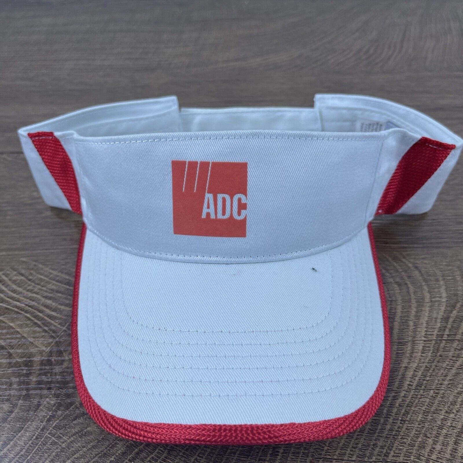 Other ADC W Visor Hat White ADC Cap Hat Adjustable Hat White Adult Size ONE SIZE - 3 Thumbnail