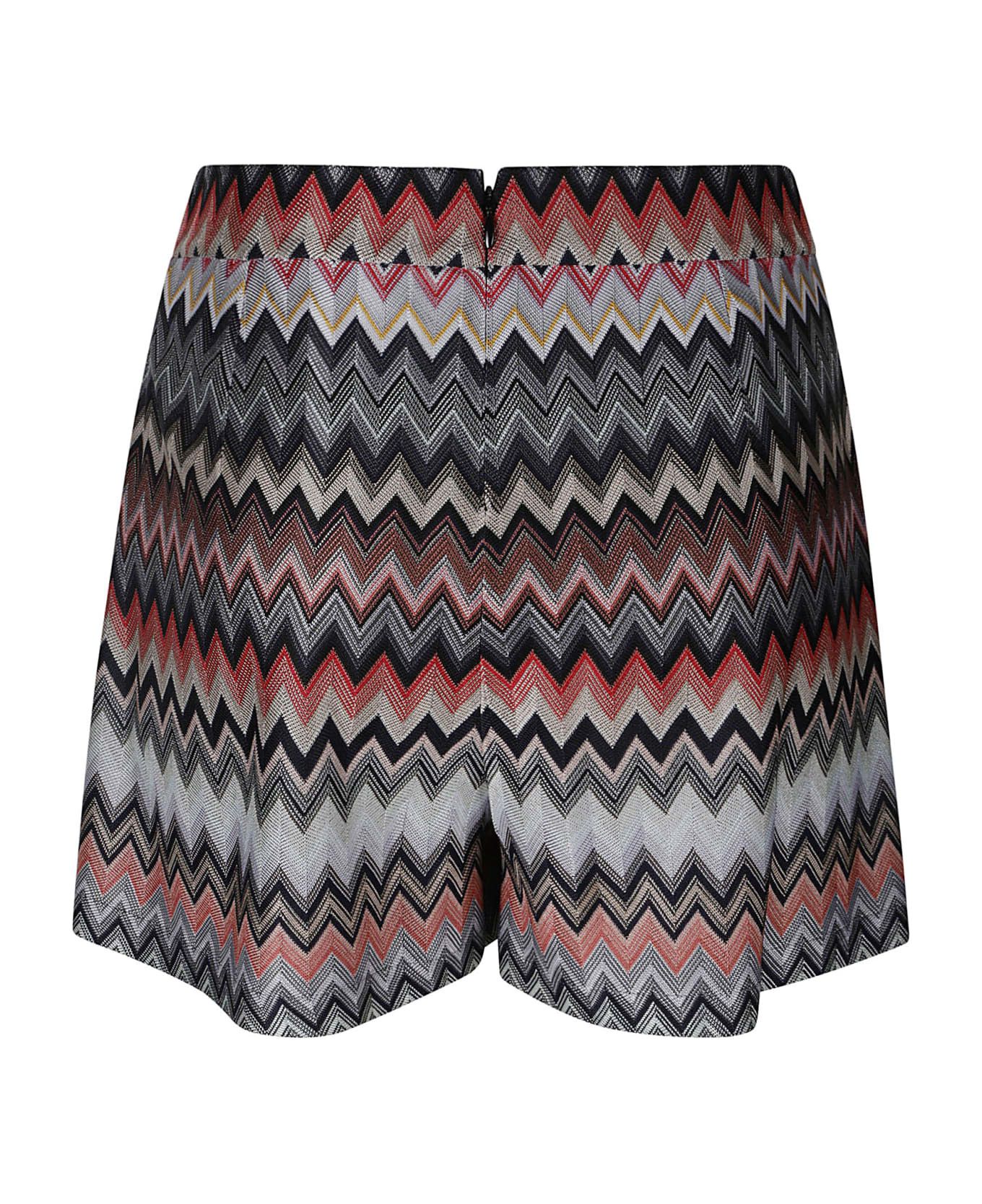 Missoni o1mle0425 Zigzag Waven Short in Multicolor Size 26" / US 2 / IT 38 - 2 Thumbnail