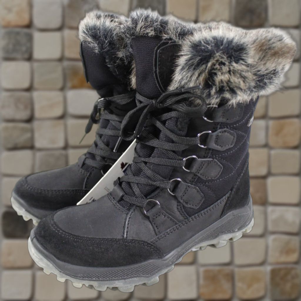 Pajar Canada Boots Women's 7 Kelsey Snow Wool Faux Fur Pajar-Tex Waterproof Black - Boots - Women - Black - 90s/Bohemian/City/Clubwear/Boots - Mens?