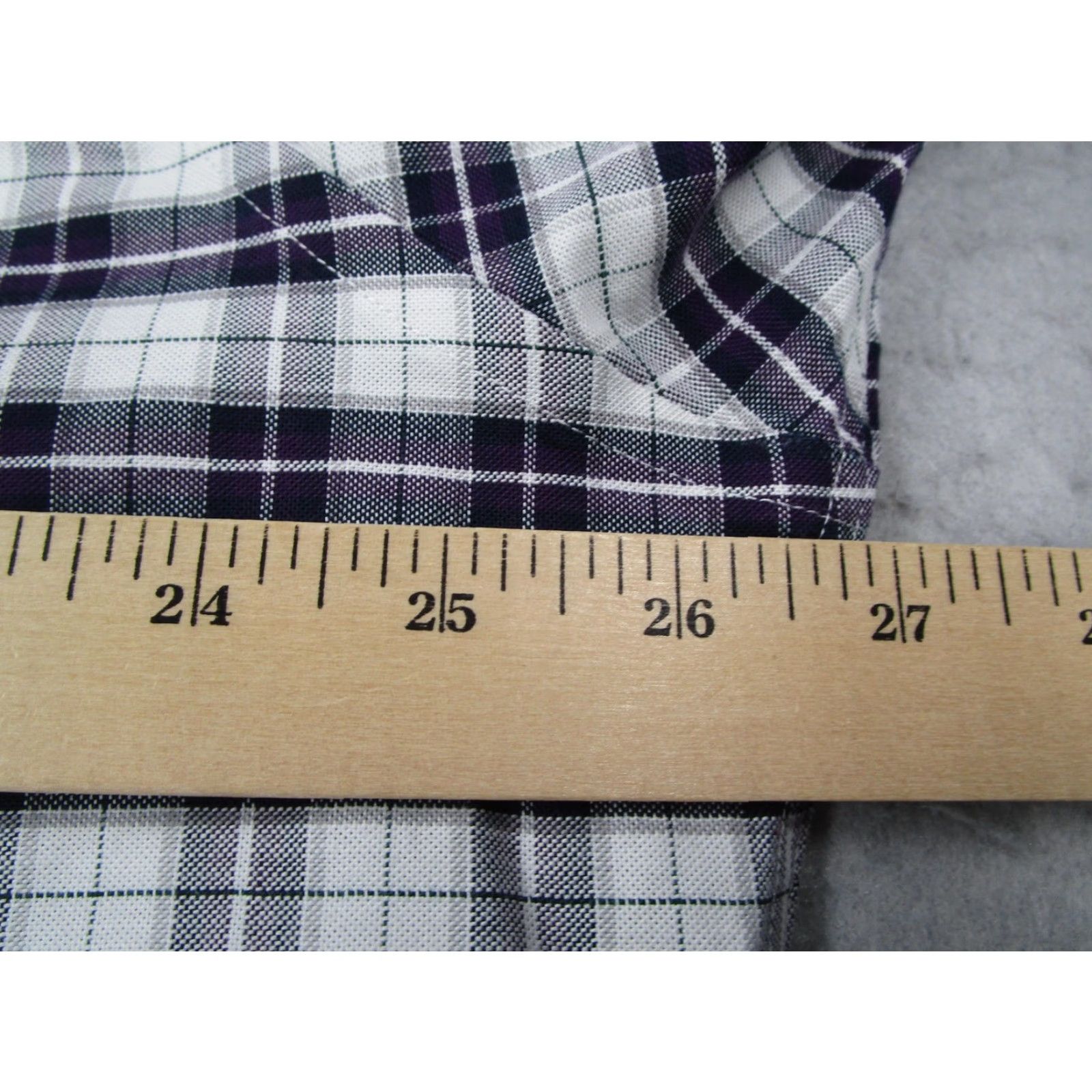 Brooks Brothers Brooks Brothers Shirt Mens 2XL Purple Plaid Regent Non-Iron Button Down Stretch Size US XXL / EU 58 / 5 - 7 Thumbnail