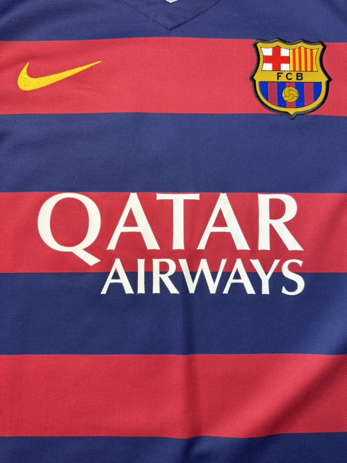 FC BARCELONA SPAIN 2016 HOME FOOTBALL SHIRT JERSEY #10 Messi