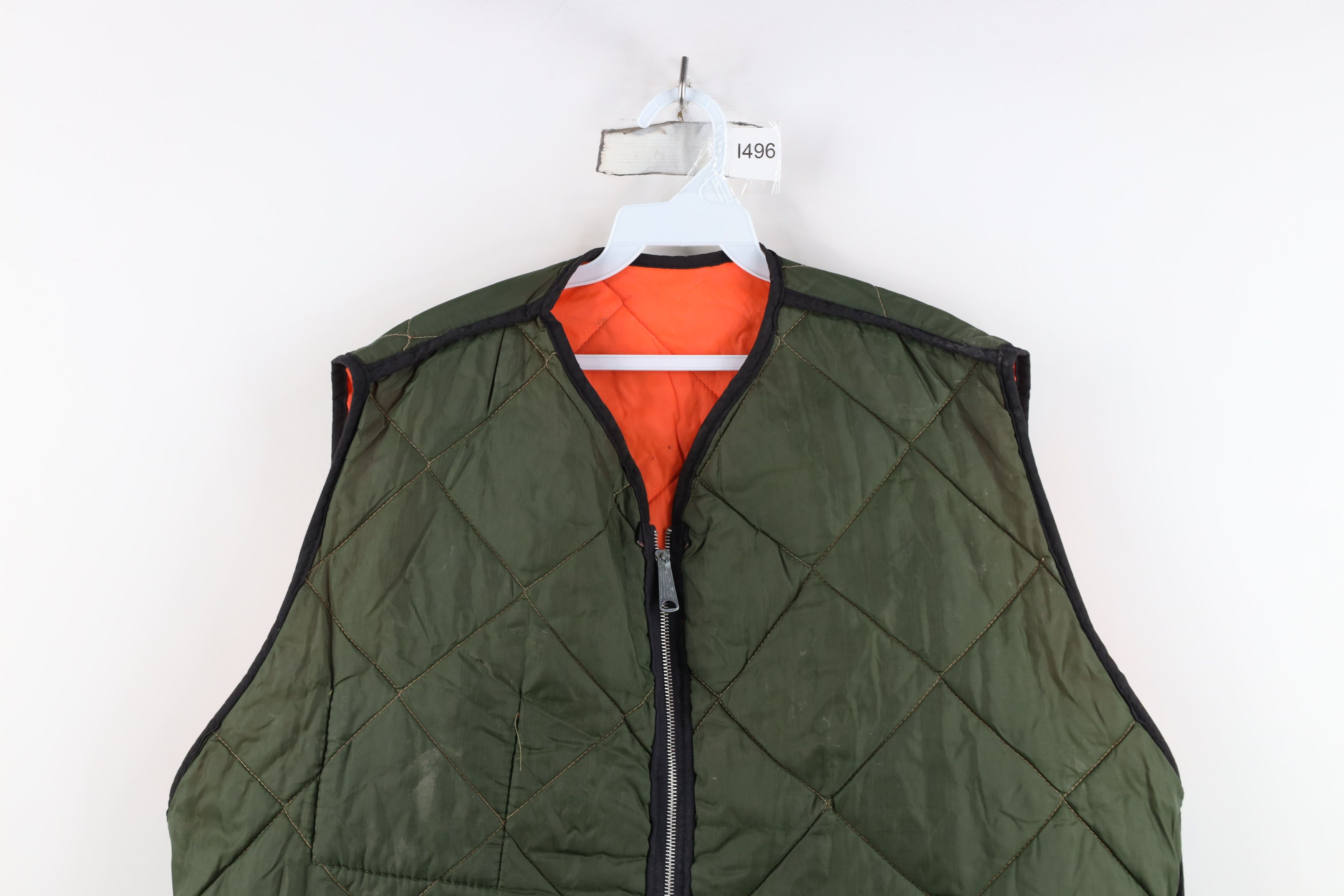 Vintage Vintage 70s Streetwear Reversible Puffer Vest Jacket USA Size US XXL / EU 58 / 5 - 13 Thumbnail