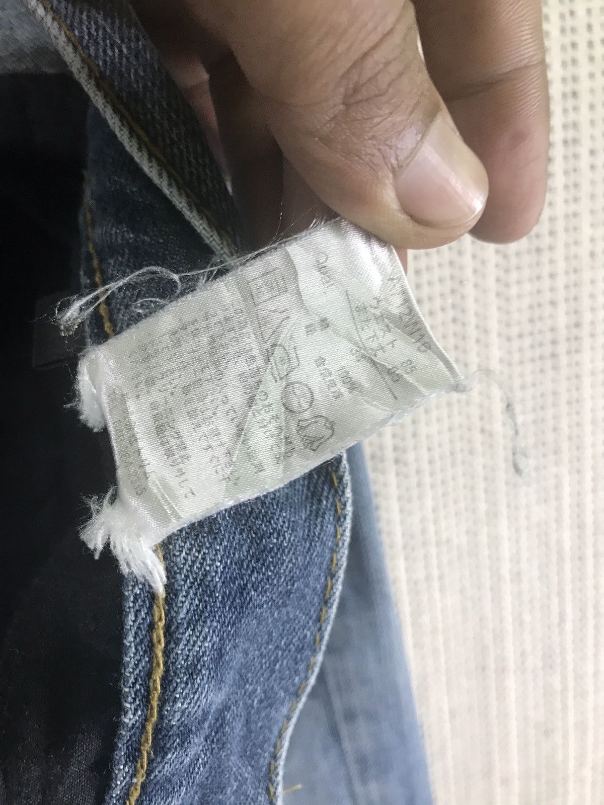 If Six Was Nine × Japanese Brand ‼️‼️distressed gold line APESTEIN very rare Size US 34 / EU 50 - 11 Thumbnail