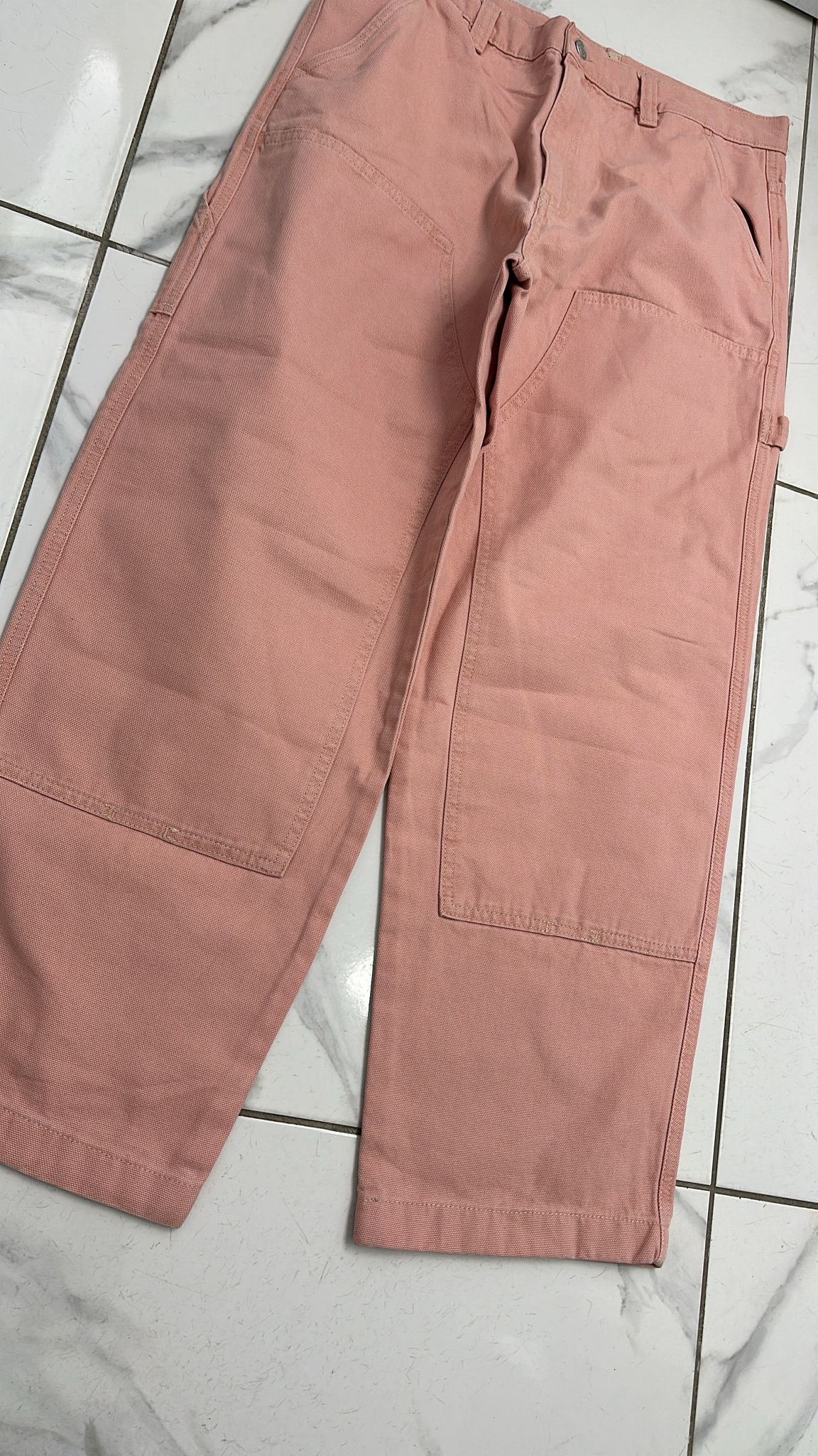 Stussy × Vintage Stussy Double Knee Work Pant in Pink Size 36 Size US 36 / EU 52 - 2 Thumbnail