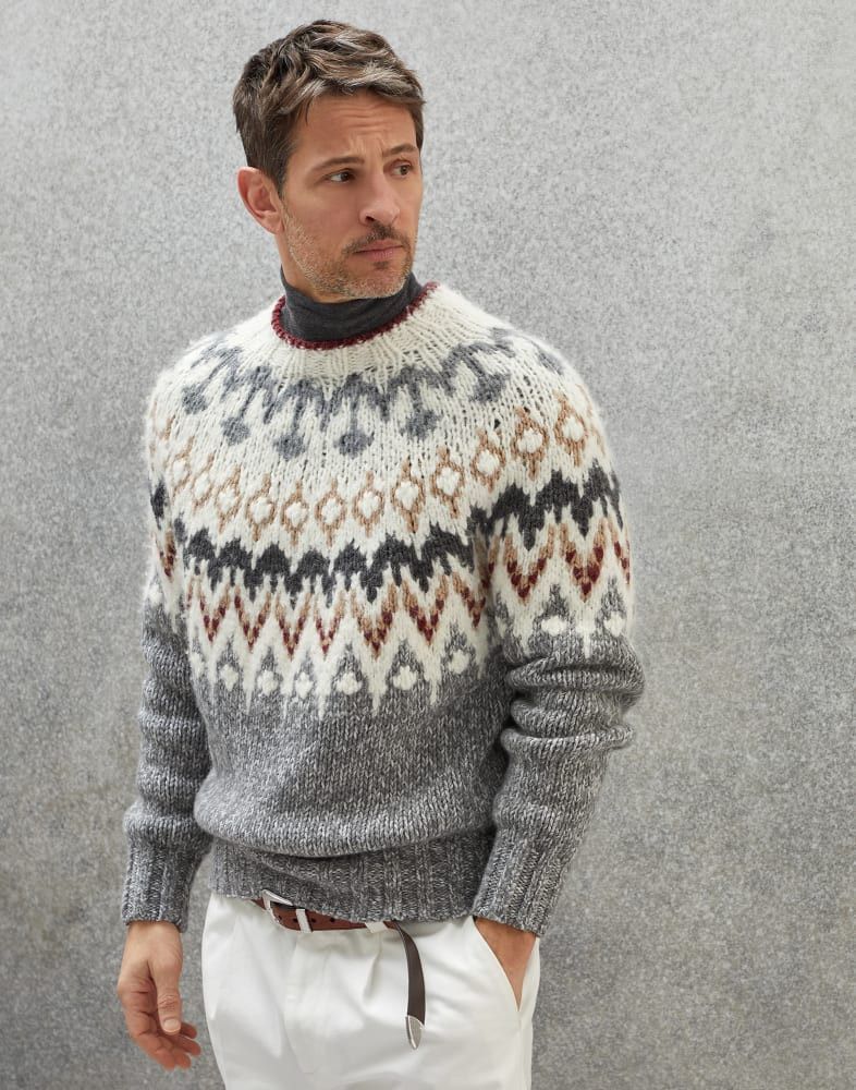 Brunello Cucinelli o1w1db10924 Cashmere Sweater in Multicolor Size US XS / EU 42 / 0 - 1 Preview
