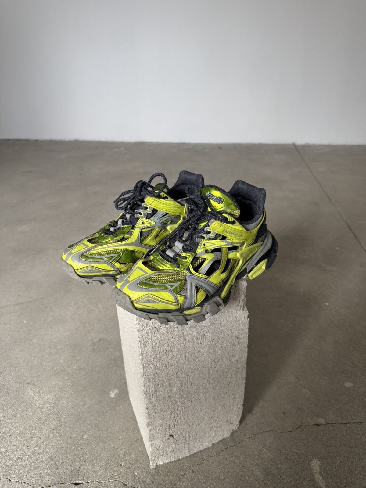 Balenciaga Balenciaga Track 2.0 Sneakers Green Grey Size US 8.5 / EU 41-42 - 3 Thumbnail