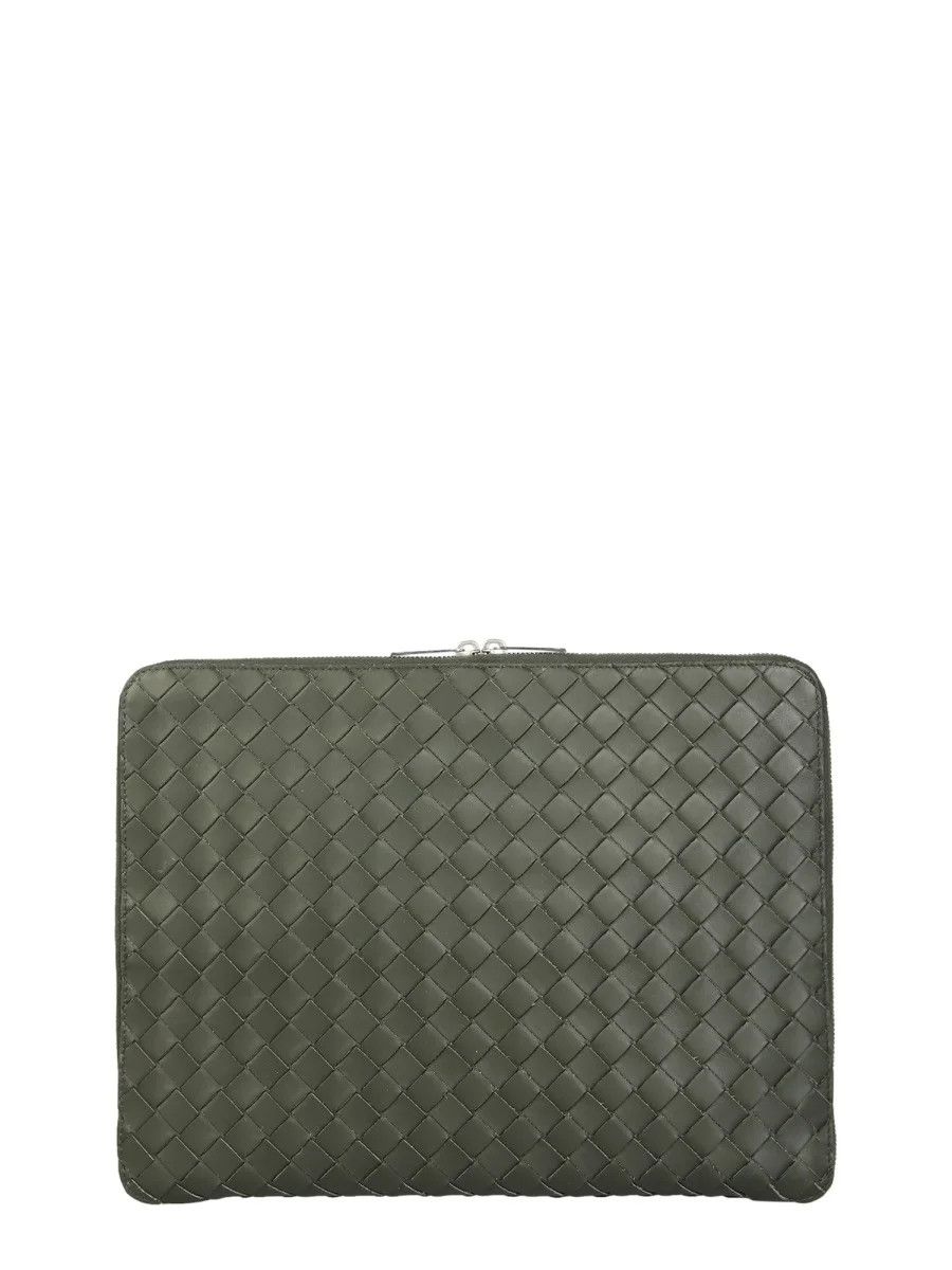 Bottega Veneta o1n1vont1024 Size: OS / Pouch in Olive Size ONE SIZE - 1 Thumbnail