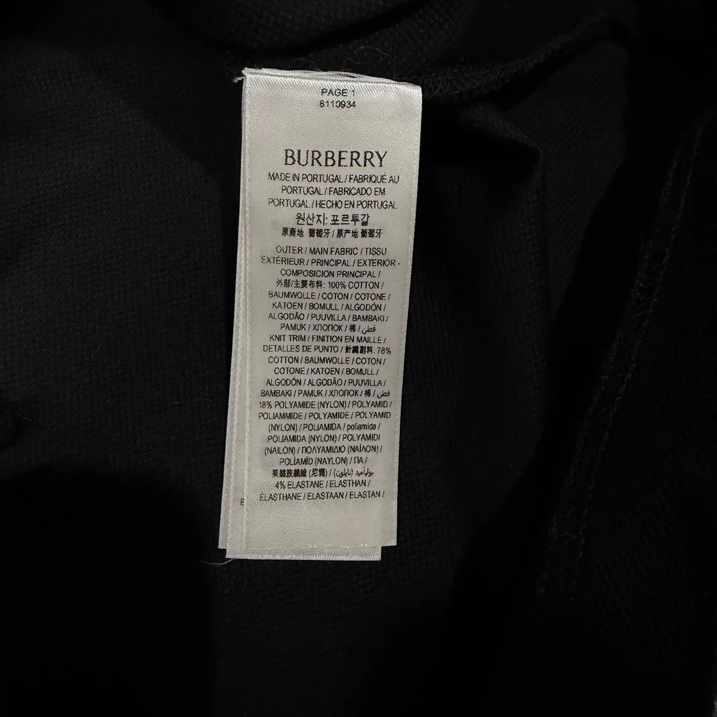 Burberry Burberry Unused Collar Logo Short Sleeve Polo L Size US L / EU 52-54 / 3 - 4 Thumbnail