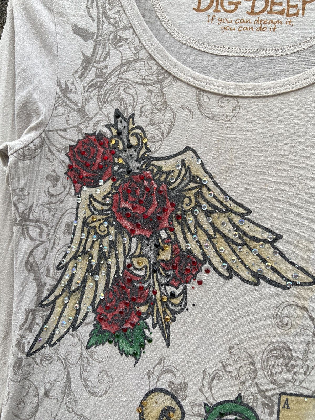 If Six Was Nine 2000s Y2K Dig deep floral ifsix long sleeve Size M / US 6-8 / IT 42-44 - 5 Thumbnail
