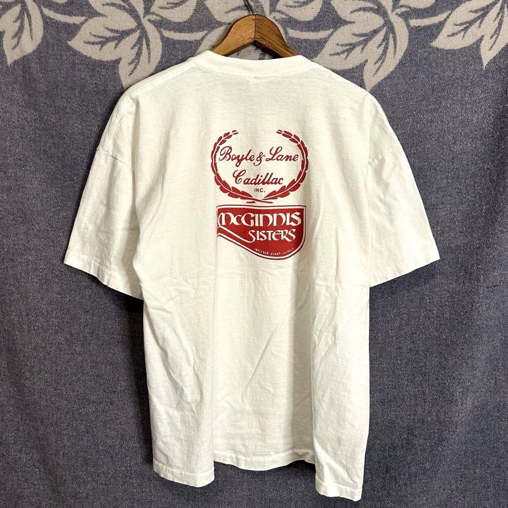 Vintage VINTAGE Brentwood 4th Of July 5K Run Graphic T Shirt Belton XL White 90s Men Shirt Size US XL / EU 56 / 4 - 4 Thumbnail