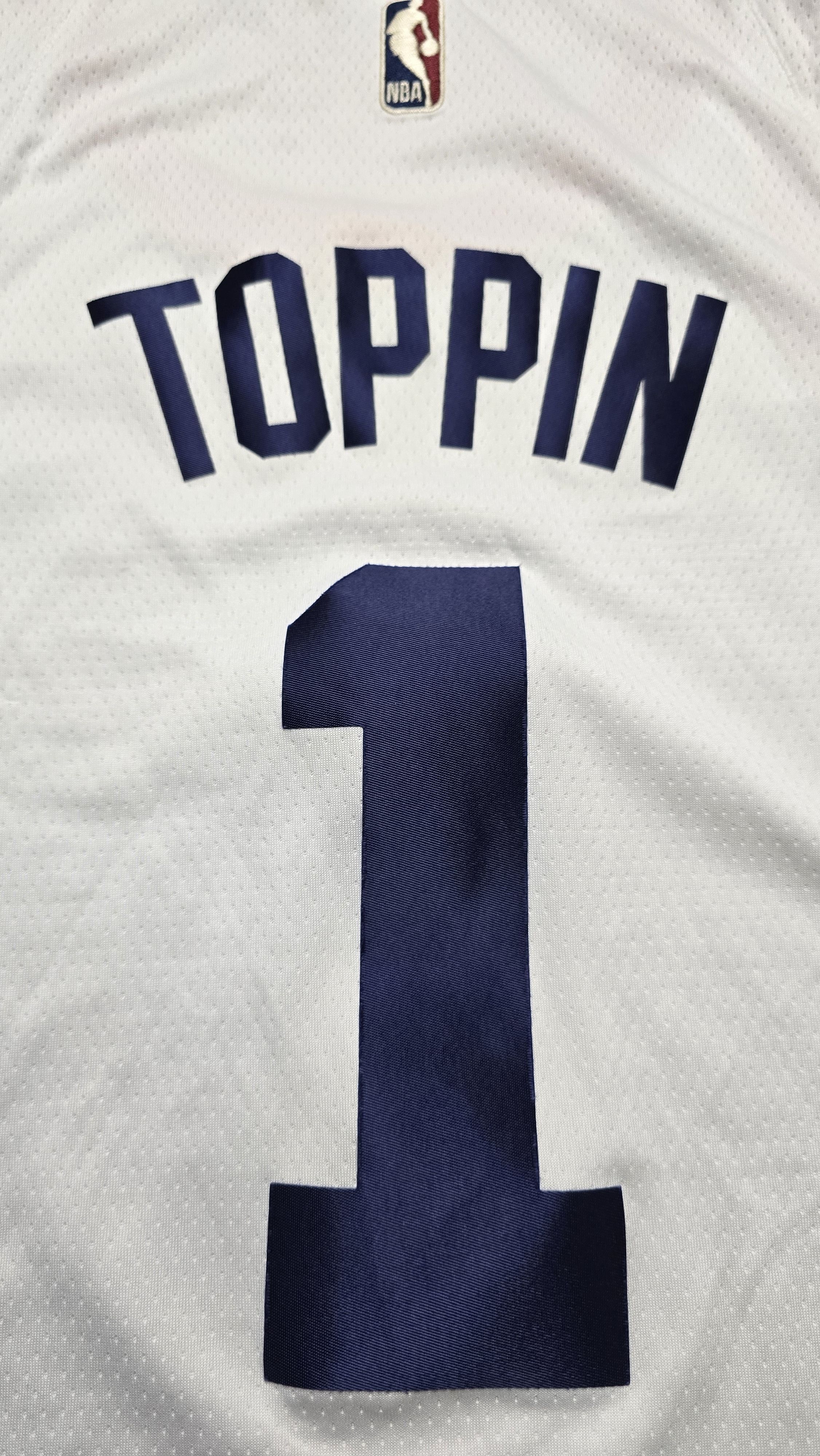 Nike Obi Toppin #1 Knicks 75th Anniversary Swingman Jersey NBA Size US S / EU 44-46 / 1 - 5 Thumbnail