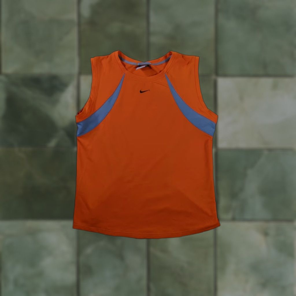 Nike Nike SphereDry Tank Top Womens M Orange Sleeveless Running Athletic Shirt Size M / US 6-8 / IT 42-44 - 1 Thumbnail