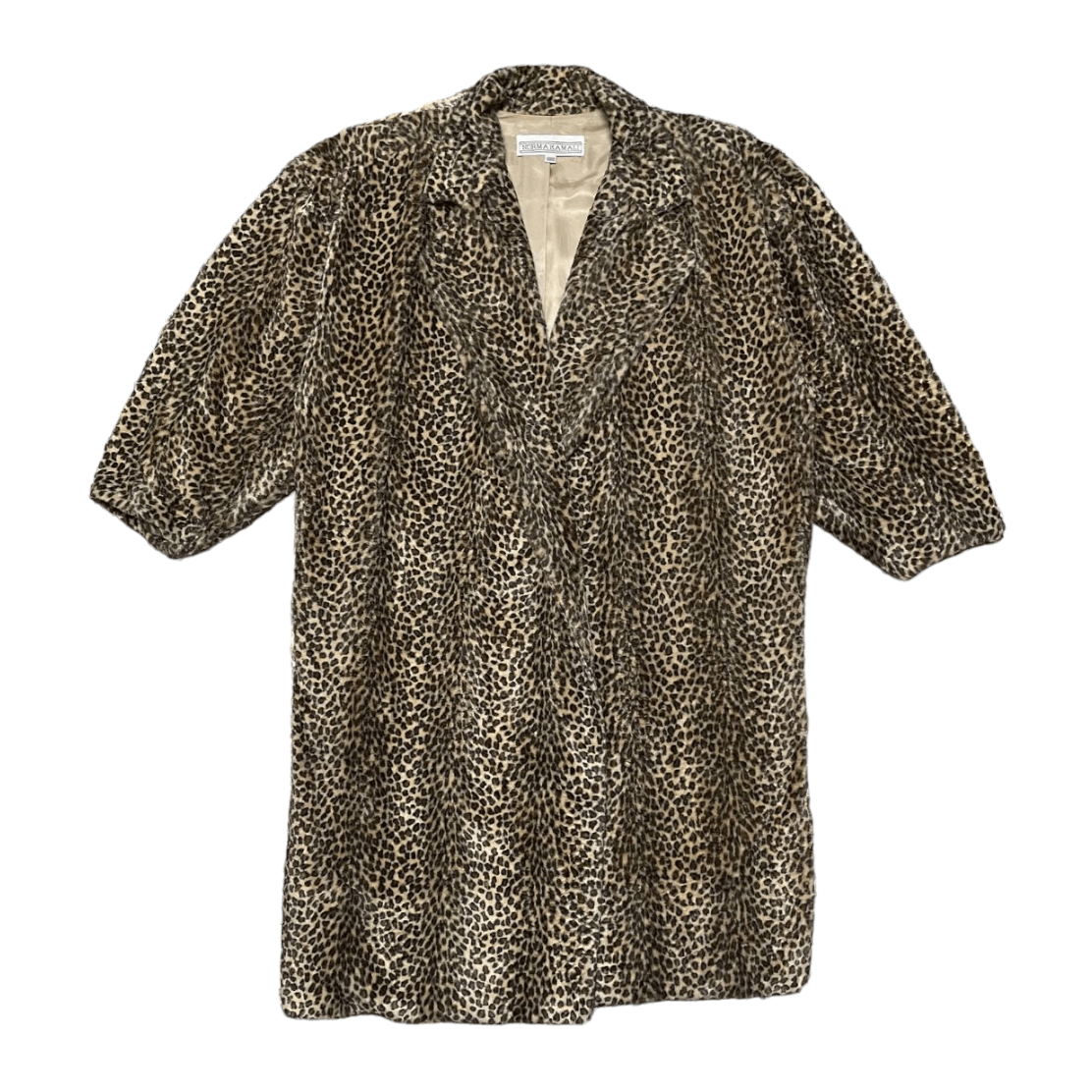 Norma Kamali Archive Norma Kamali Leopard Button Less Size L / US 10 / IT 46 - 1 Thumbnail