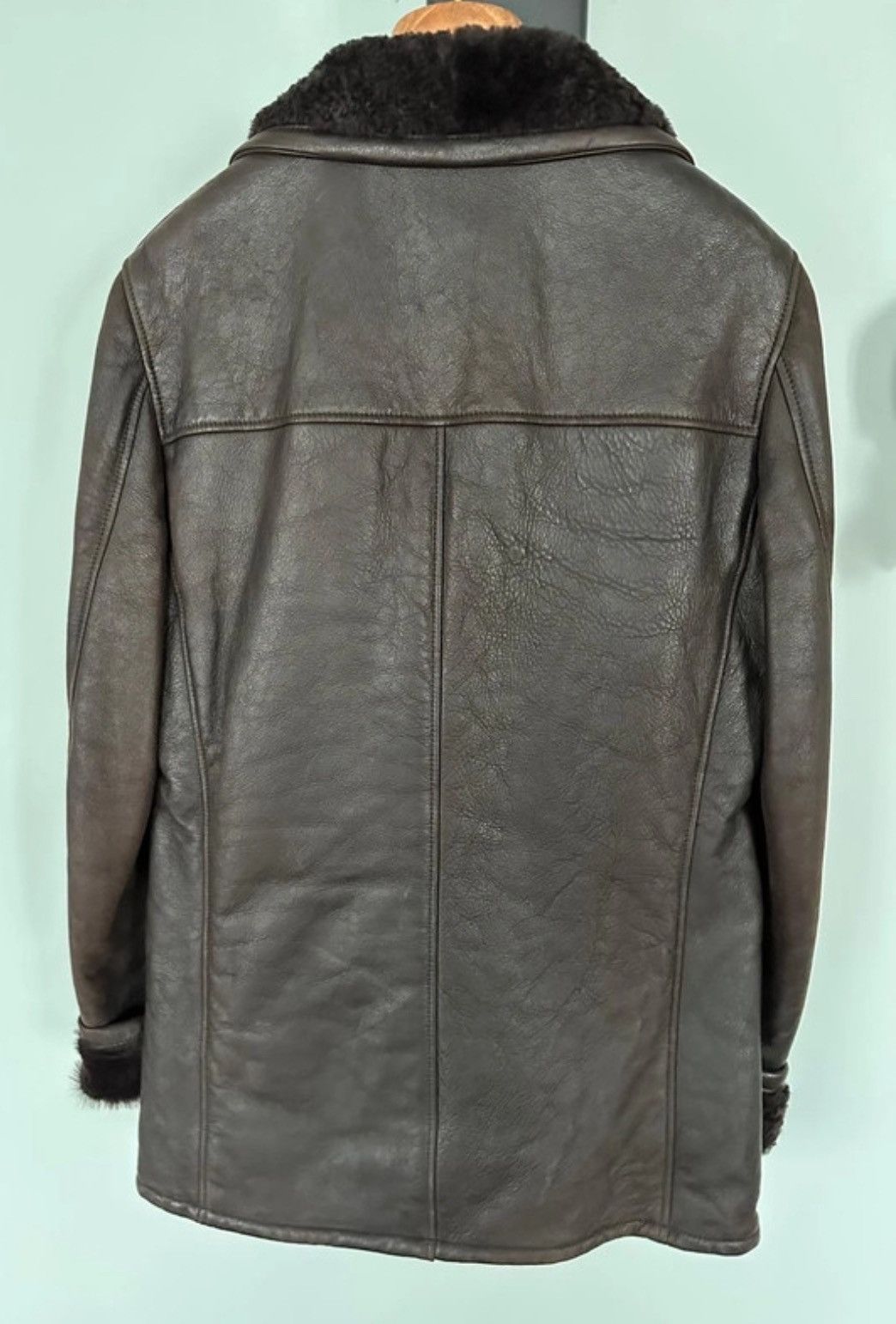 Gucci ARCHIVE TOM FORD ERA LEATHER KARAKUL SHEARLING COAT Size US S / EU 44-46 / 1 - 4 Thumbnail