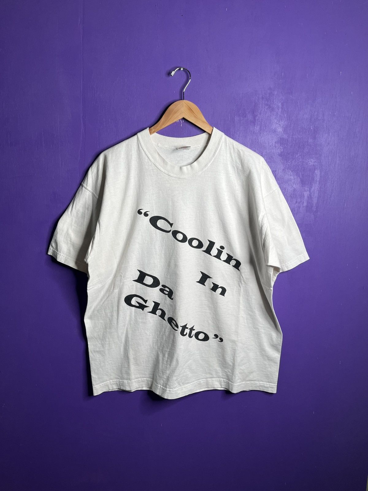 Rap Tees × Vintage Vintage 90s Coolin in da ghetto I smooth t-shirt Size US XL / EU 56 / 4 - 1 Thumbnail