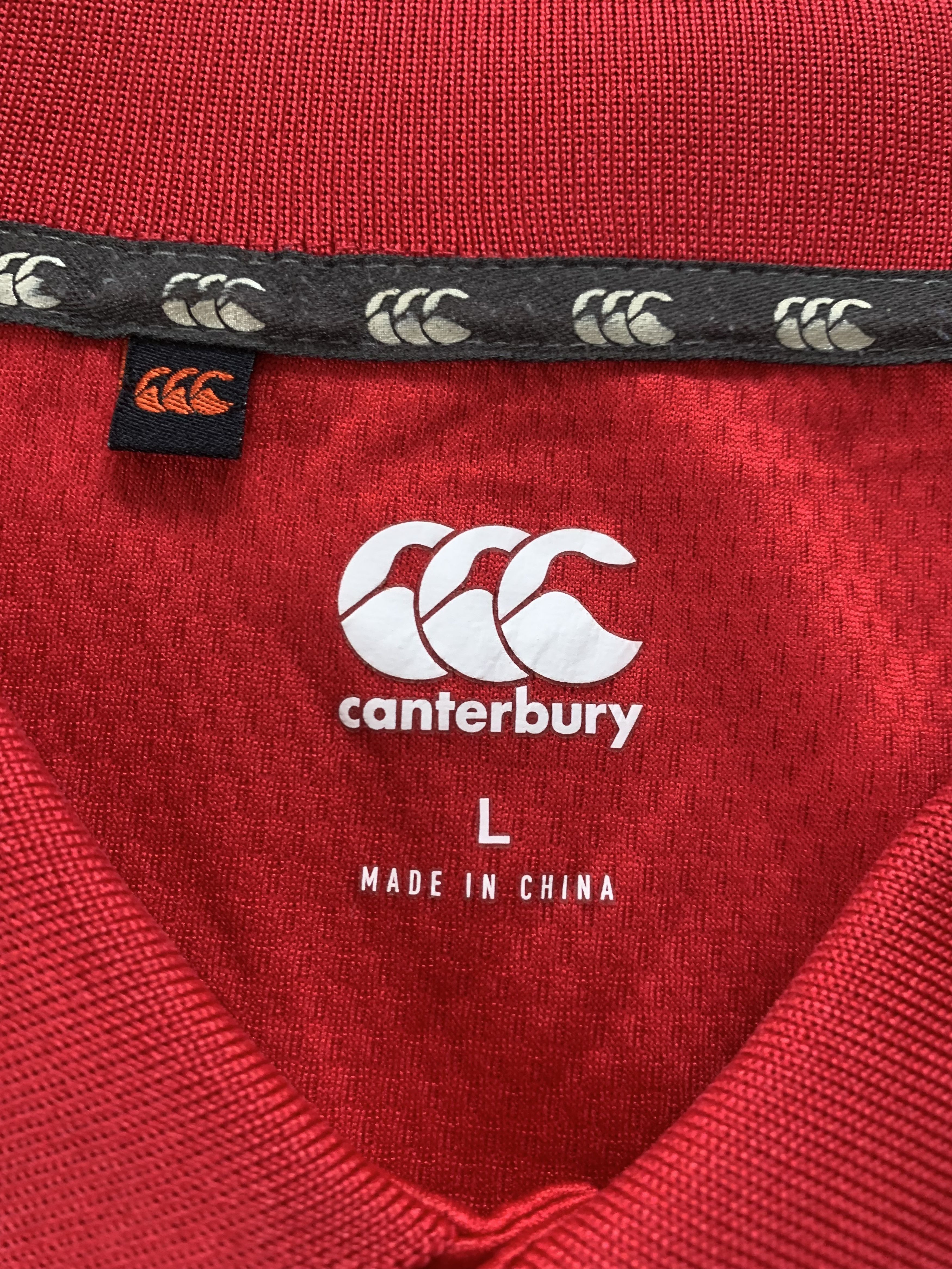 Canterbury of New Zealand Canterbury Rugby Red Training Polo T Shirt Size US L / EU 52-54 / 3 - 4 Thumbnail