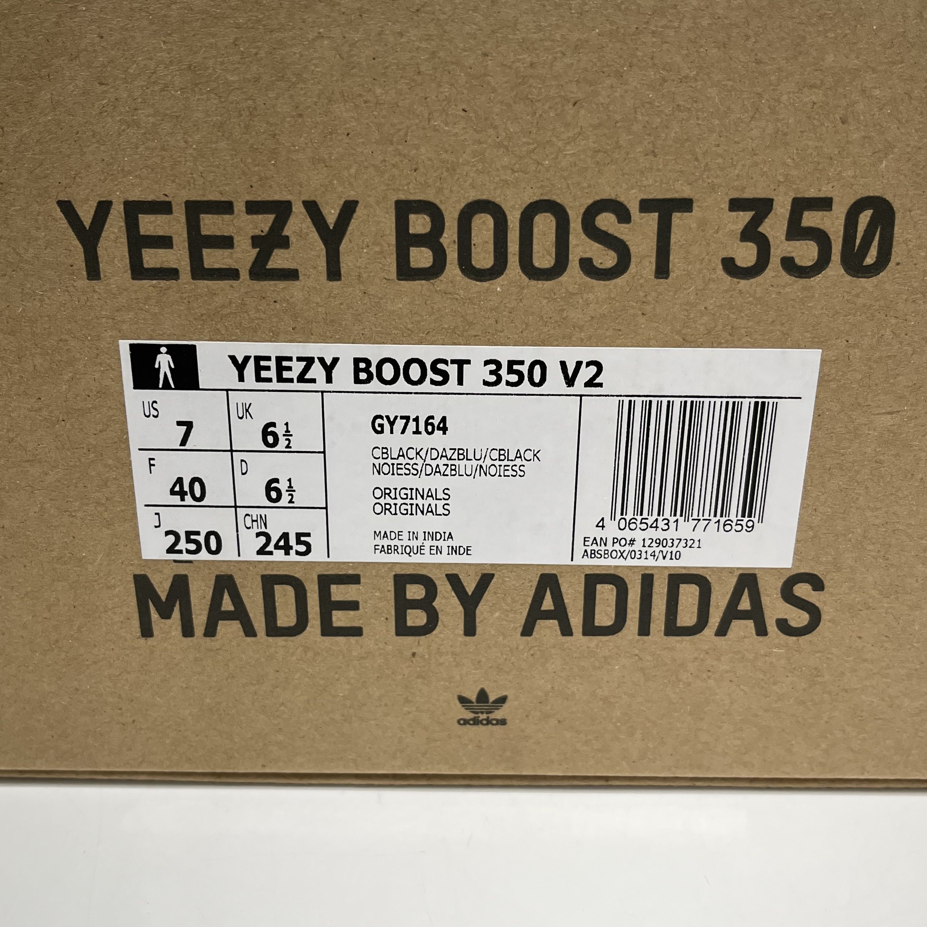 Adidas Adidas Yeezy Boost 350 V2 Dazzling Blue Size US 7 / EU 40 - 9 Thumbnail