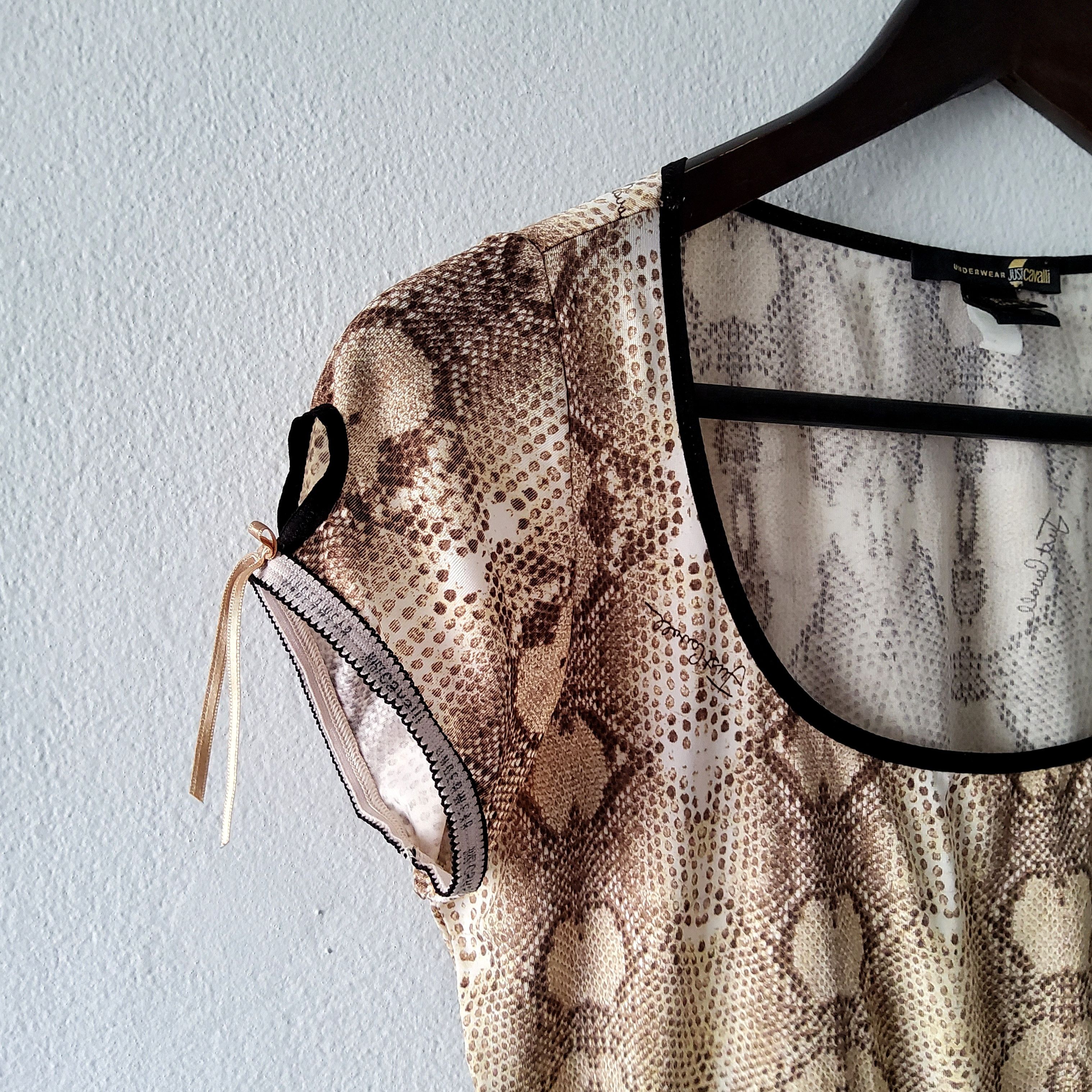 Roberto Cavalli Roberto Cavalli vintage y2k coquette snakeprint lingerie top Size M / US 6-8 / IT 42-44 - 3 Thumbnail