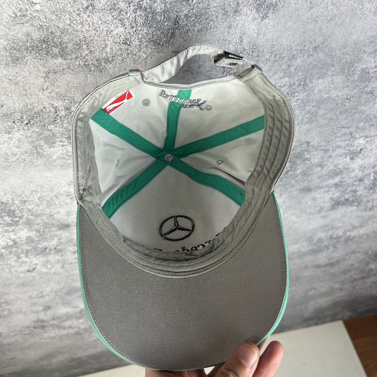 Mercedes-Benz Puma Mercedes Benz Lewis Hamilton Vintage Cap Men's Size ONE SIZE - 13 Thumbnail
