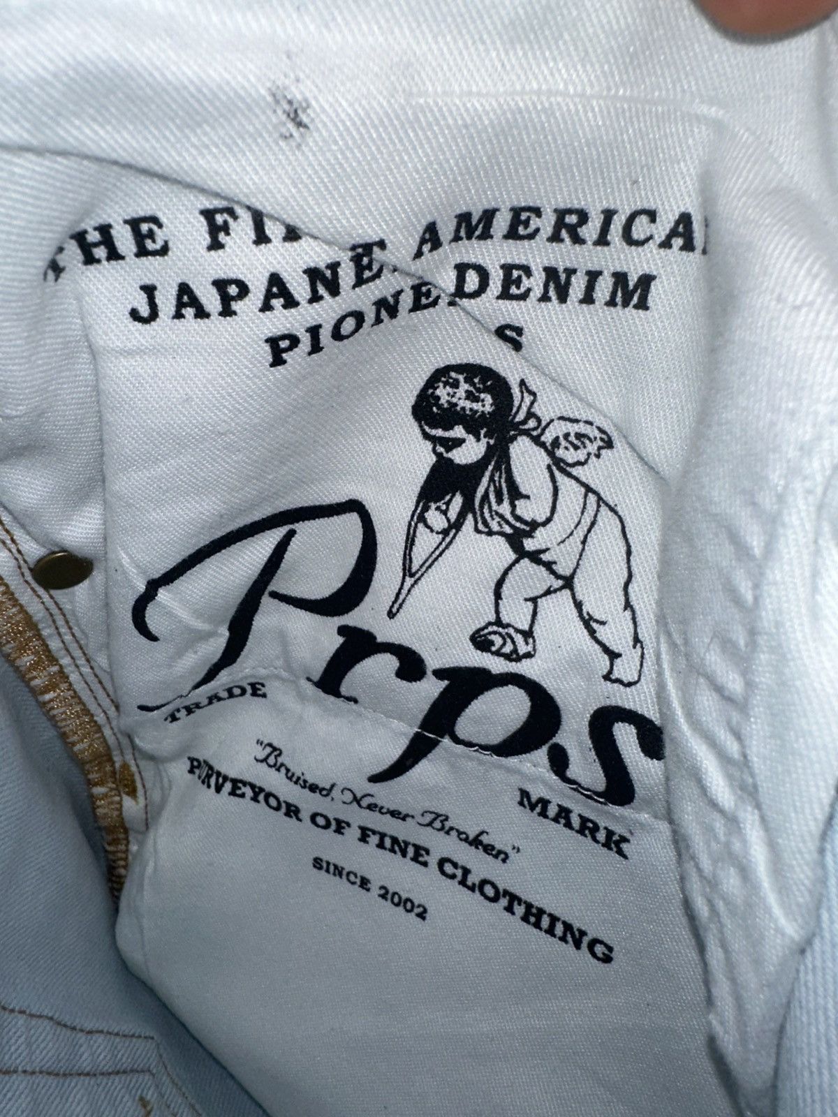 Prps Prps Waxed Jeans Size US 33 - 7 Thumbnail