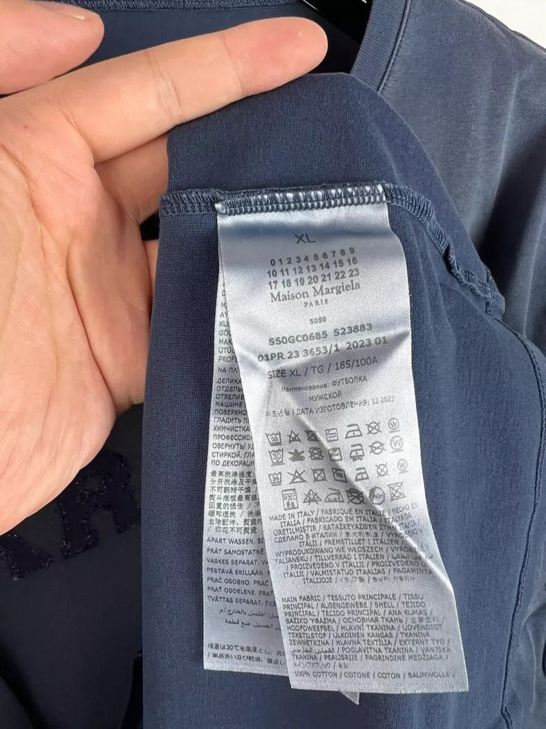 Maison Margiela Maison margiela Washed logo short sleeves Size US XL / EU 56 / 4 - 5 Thumbnail