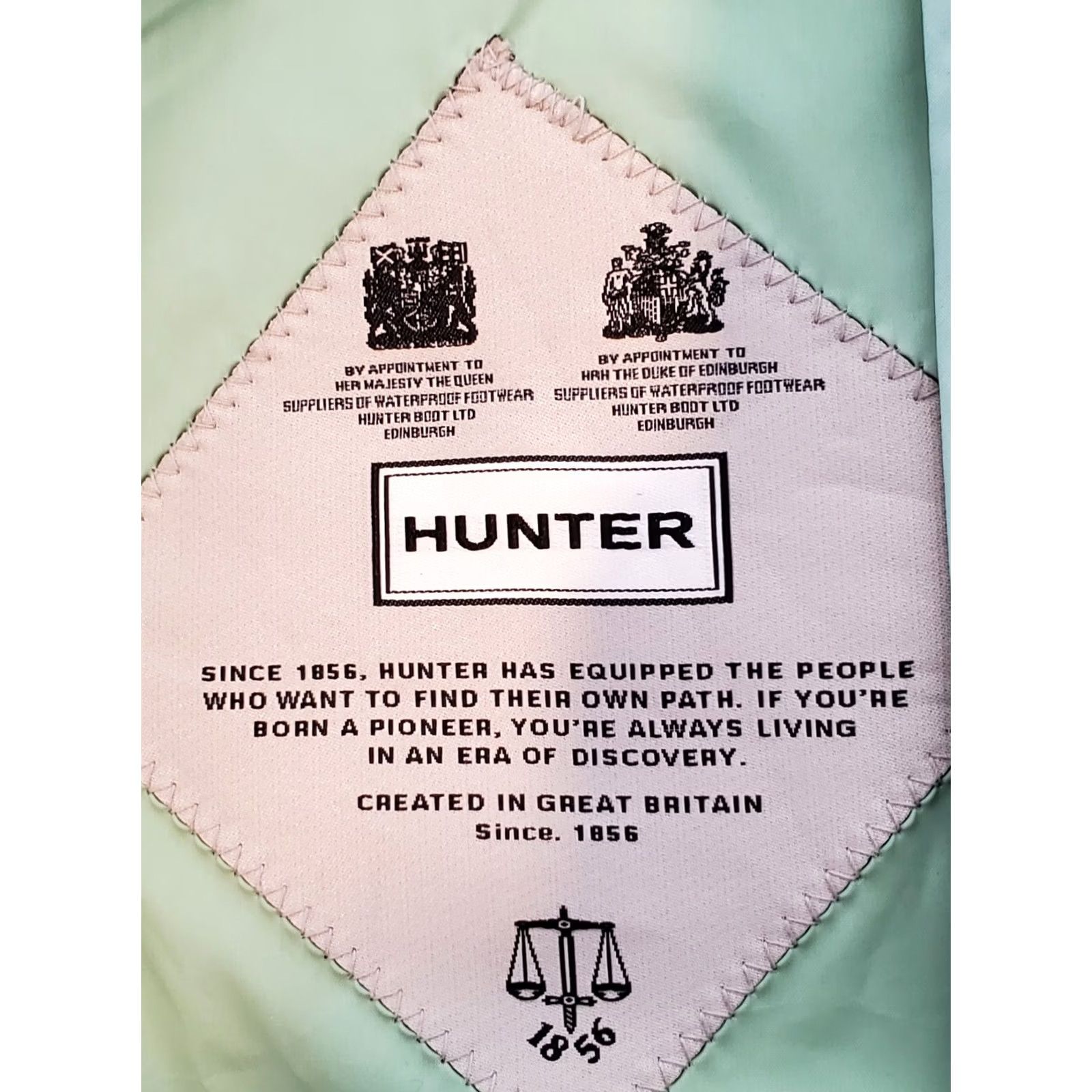 Hunter HUNTER Original Packable Full Zip Hooded Rain Jacket Light Mint Green Women's XS Jacket Size XS / US 0-2 / IT 36-38 - 6 Thumbnail