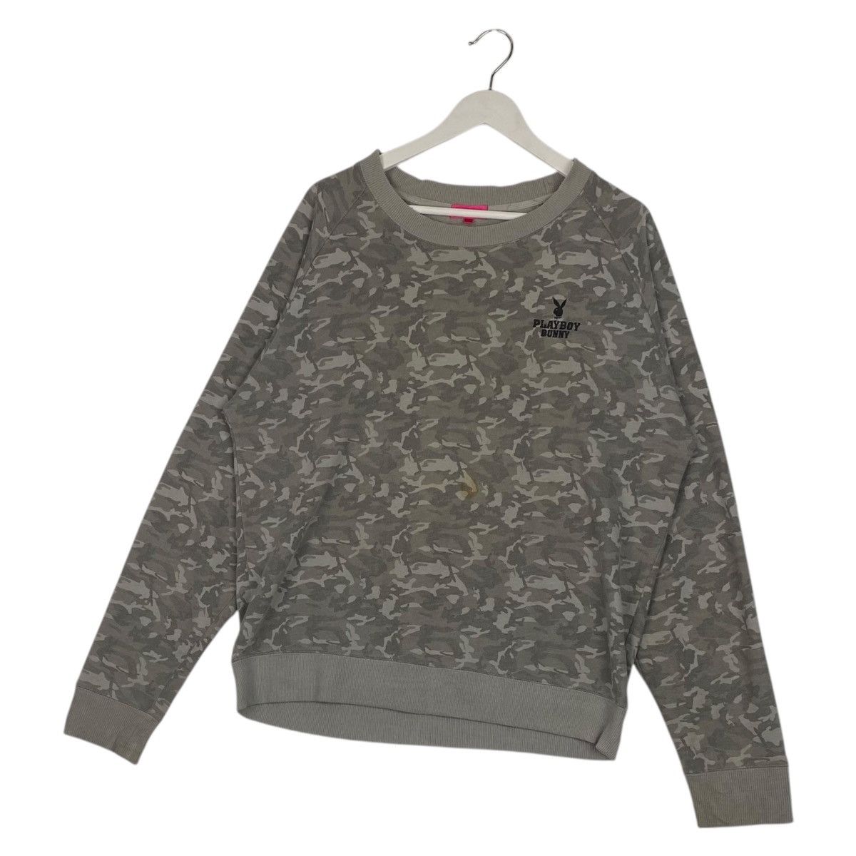 Playboy × Vintage Vintage Playboy Bunny Embroidered Crewneck Sweatshirt Gray Size US L / EU 52-54 / 3 - 2 Thumbnail