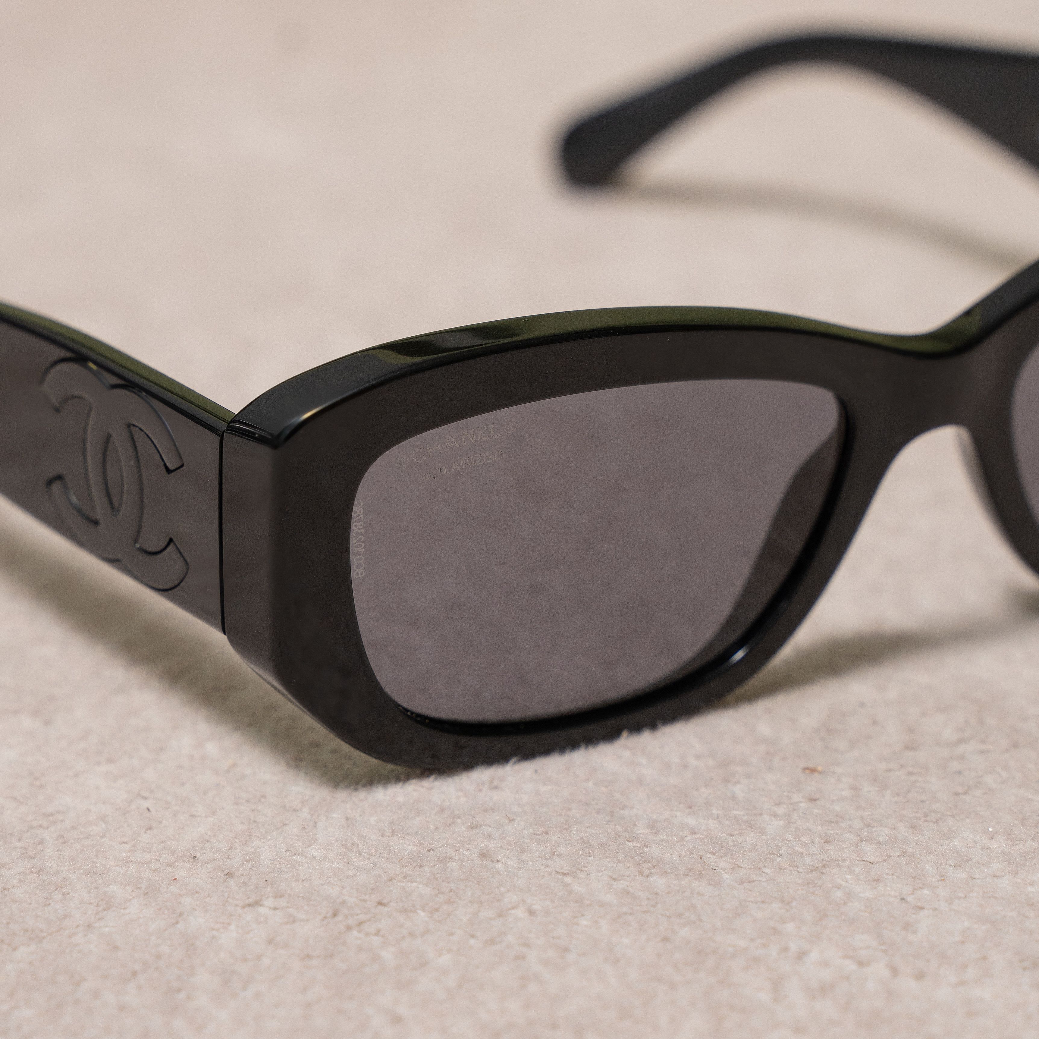 Chanel CHANEL 0CH5493 C888T8 Sunglasses BLACK Size ONE SIZE - 2 Thumbnail
