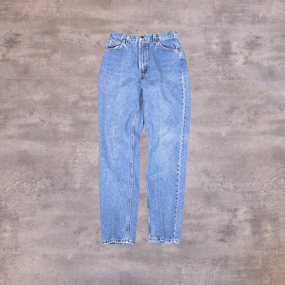 Levi's Vintage Clothing × Vintage Vintage 1990's Levis 963 Orange Tab Light Wash Denim Pant's Size US 28 / EU 44 - 2 Thumbnail