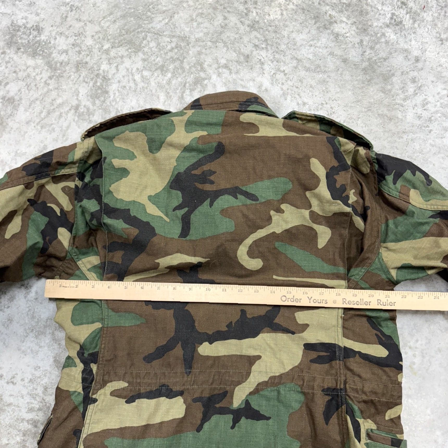 Alpha Industries VINTAGE Alpha Industries M65 Field Jacket Mens S Regular Camouflage Army 90s Green Cotton Blend Pockets Wind-Resistant Casual Workwear Travel Size US S / EU 44-46 / 1 - 4 Thumbnail