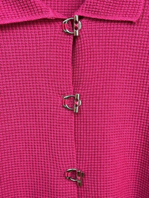 Saint James Saint James France Wool Pure New Wool Waffle Knit Cardigan Size M / US 6-8 / IT 42-44 - 9 Thumbnail