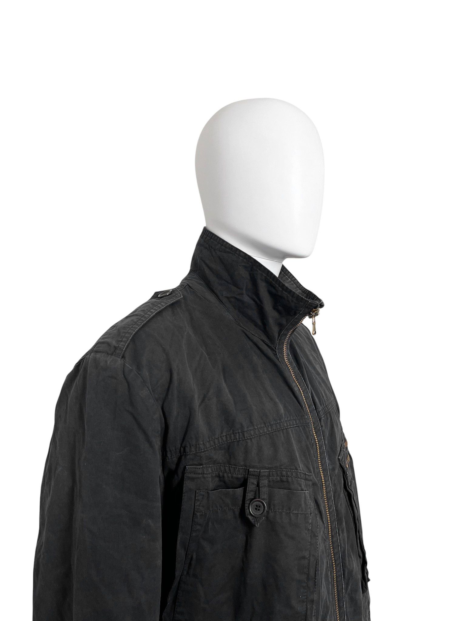 Dolce & Gabbana 1990's Multipockey Black Military Parka Size US XL / EU 56 / 4 - 7 Thumbnail