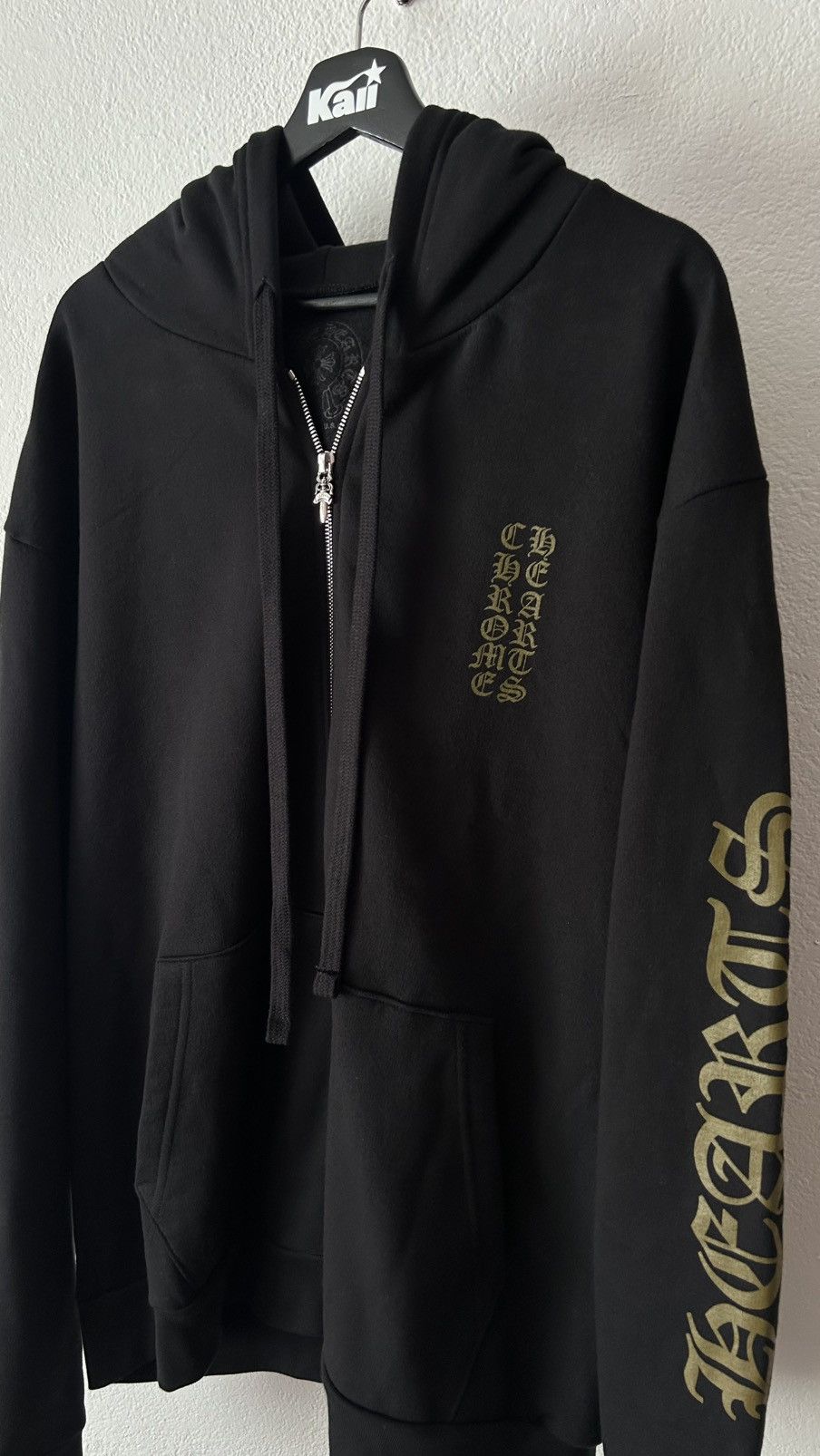 Chrome Hearts Chrome Hearts Olive Zip Up Hoodie Size US XL / EU 56 / 4 - 5 Thumbnail