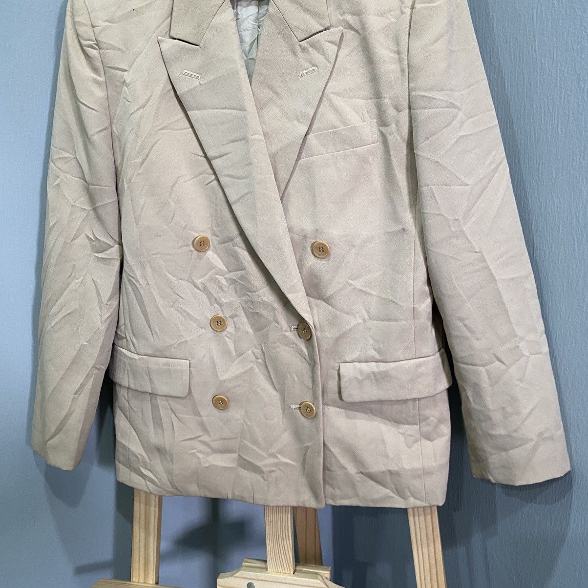 Issey Miyake IS Issey Miyake Double Breasted Blazer Jacket Size US M / EU 48-50 / 2 - 5 Thumbnail