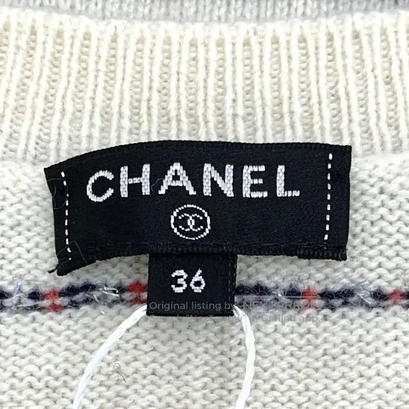 Chanel Chanel Colorblock Cashmere Pullover Sweater . Size XS / US 0-2 / IT 36-38 - 5 Thumbnail