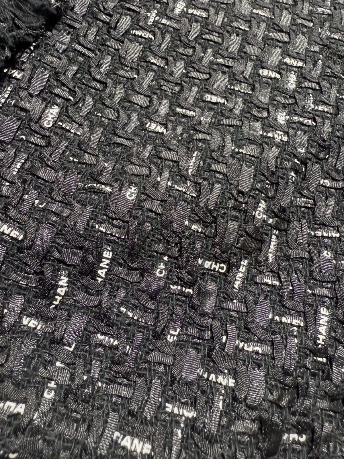 Chanel Chanel 13C - All Over Logo - Ribbon Tweed Jacket Size XS / US 0-2 / IT 36-38 - 5 Thumbnail