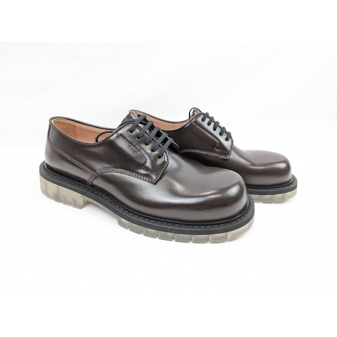 Bottega Veneta o1rshd1 Brushed Calfskin Scarpa Pelle Boots in Espresso Size US 7.5 / EU 40-41 - 1 Thumbnail