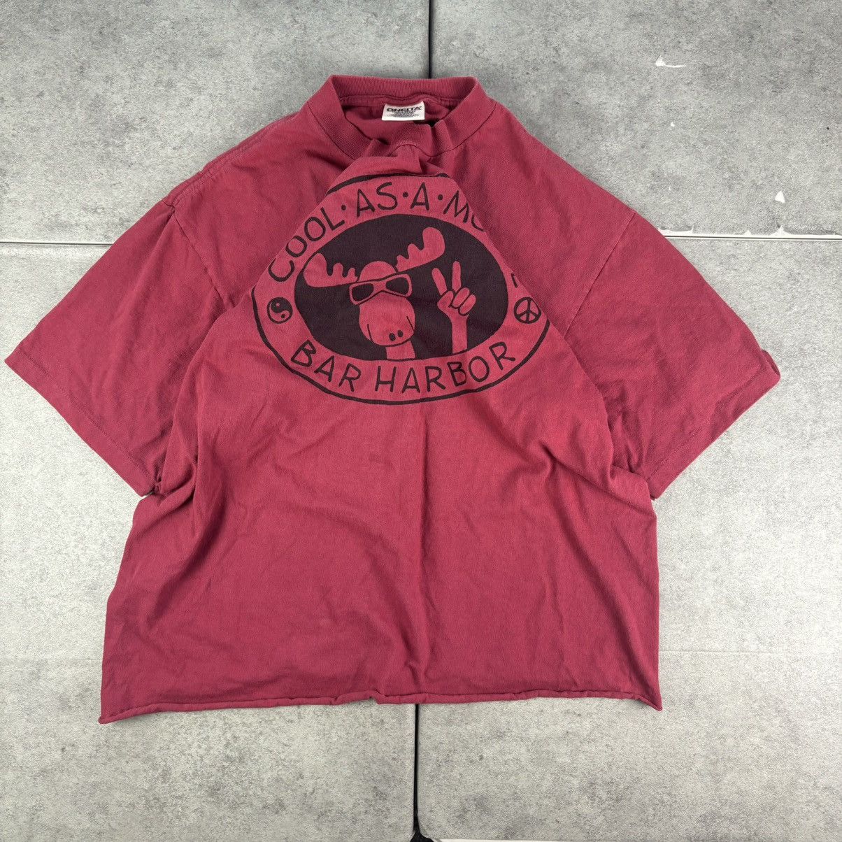 Other VINTAGE Cool As A Moose Shirt red Bar Harbor Maine Peace Size US M / EU 48-50 / 2 - 1 Thumbnail