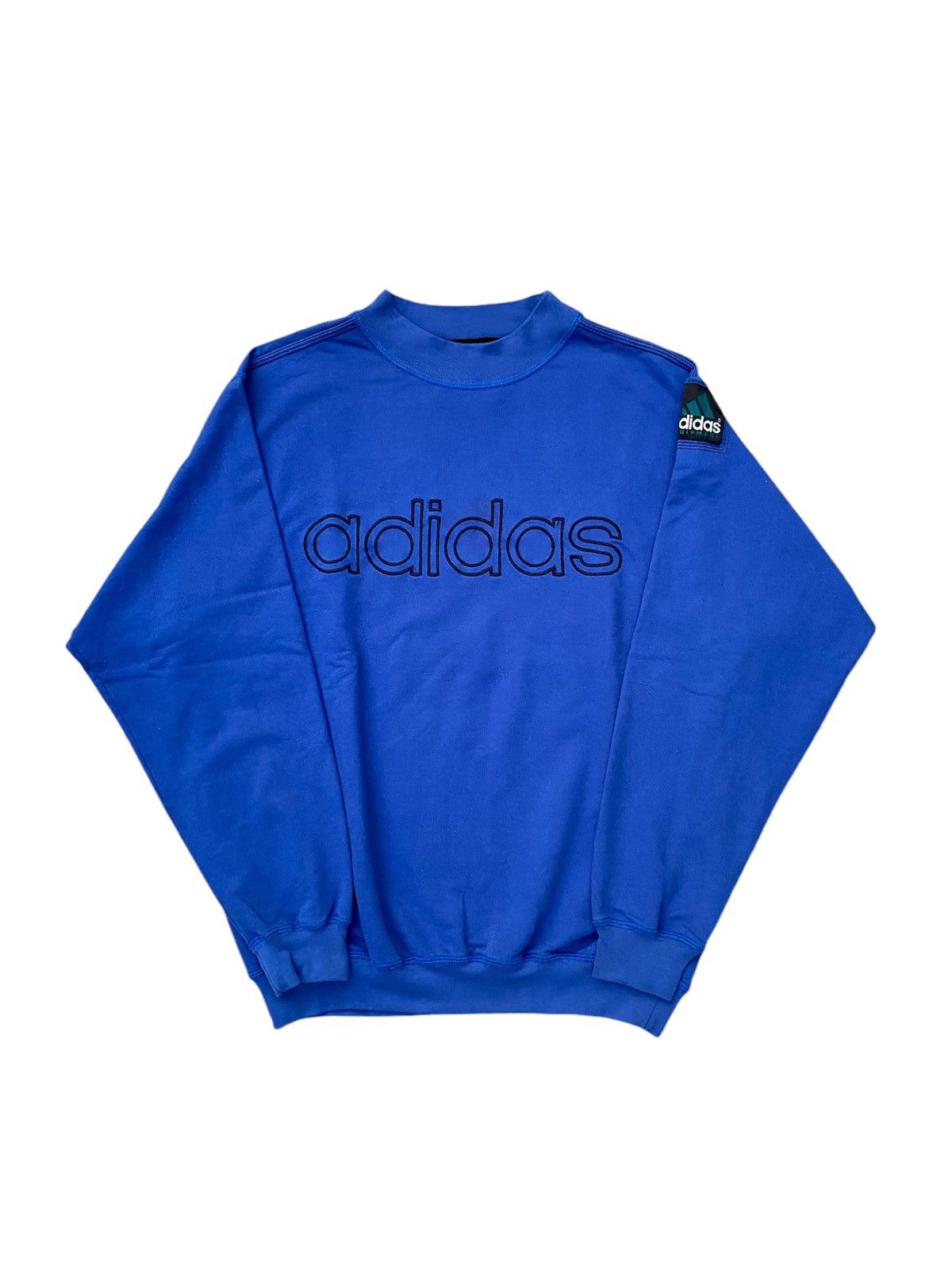 Adidas × Japanese Brand × Vintage Vintage Adidas Equipment Spellout Logo Sweatshirt Size US M / EU 48-50 / 2 - 1 Thumbnail