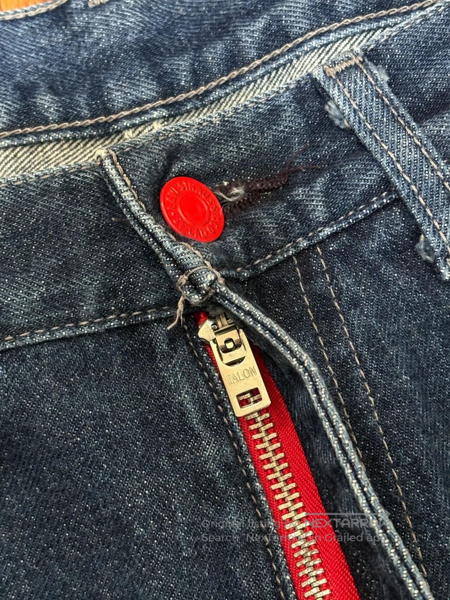 Levi's Levi's Fenom Red Flash Unwashed Jeans. Size US 34 / EU 50 - 7 Thumbnail