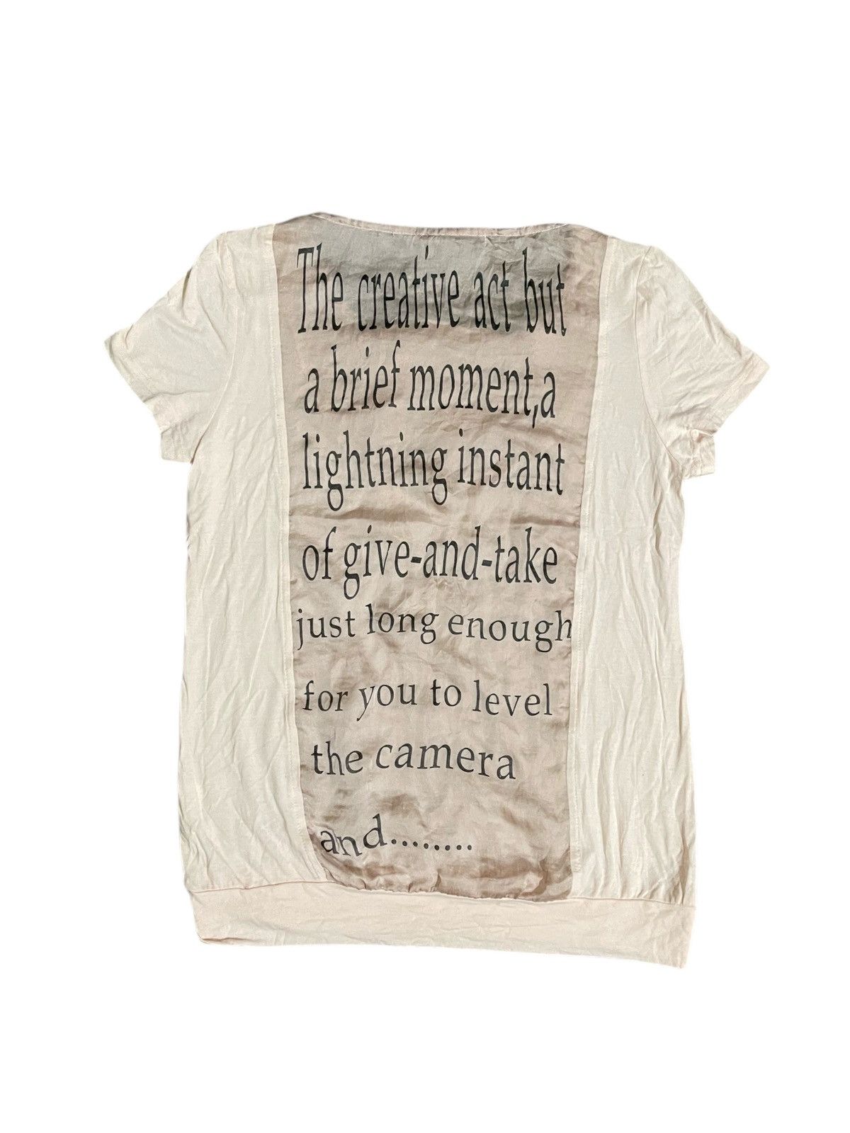 Japanese Brand Y2K Ouyan If Six Was Nine Style Poem T Shirt Size US S / EU 44-46 / 1 - 3 Thumbnail