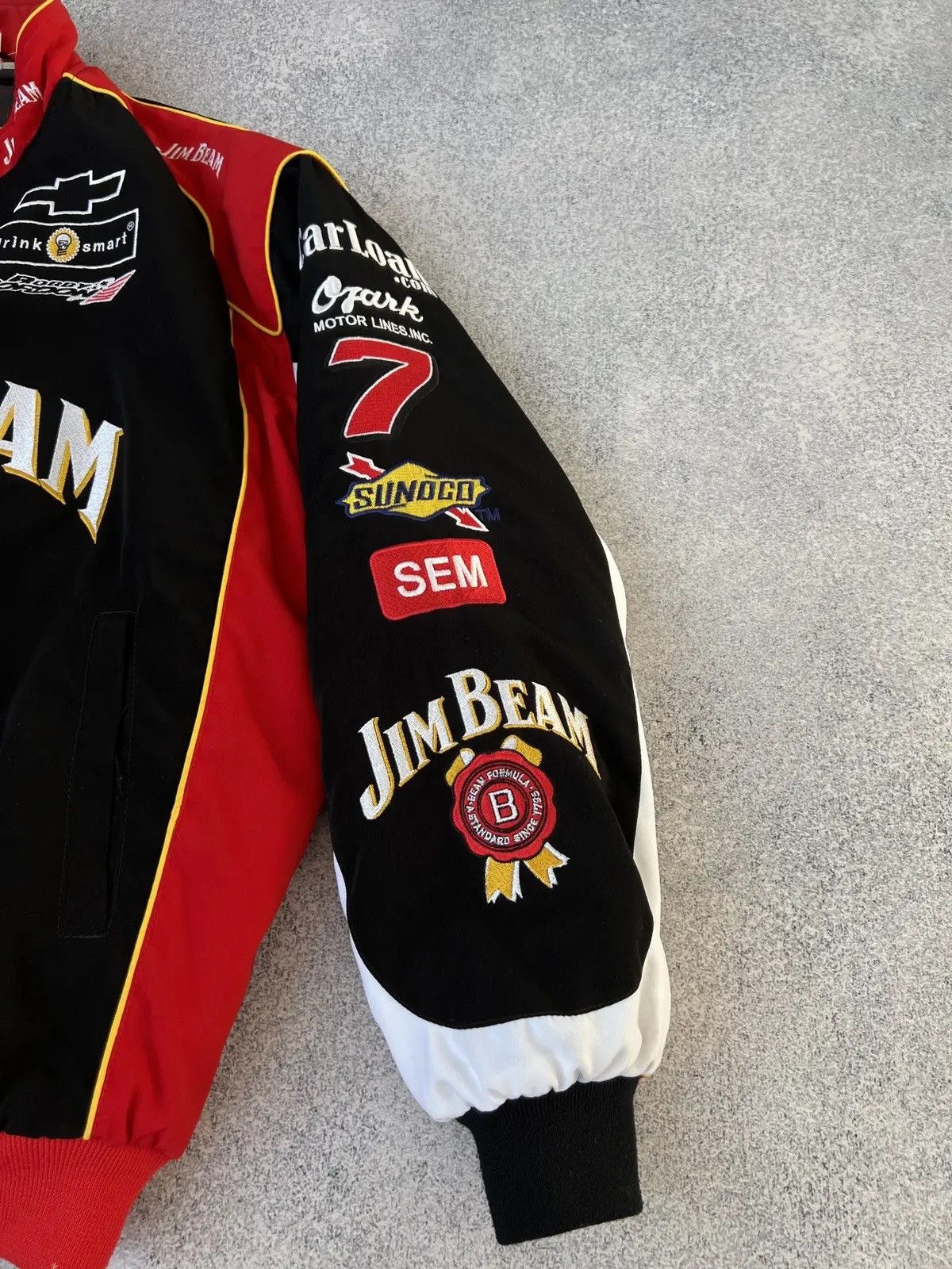 Designer × Vintage Vintage Jim Beam Nascar Jacket Size US L / EU 52-54 / 3 - 5 Thumbnail